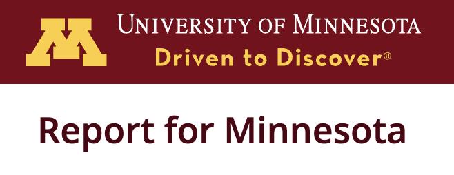 Report for Minnesota logo