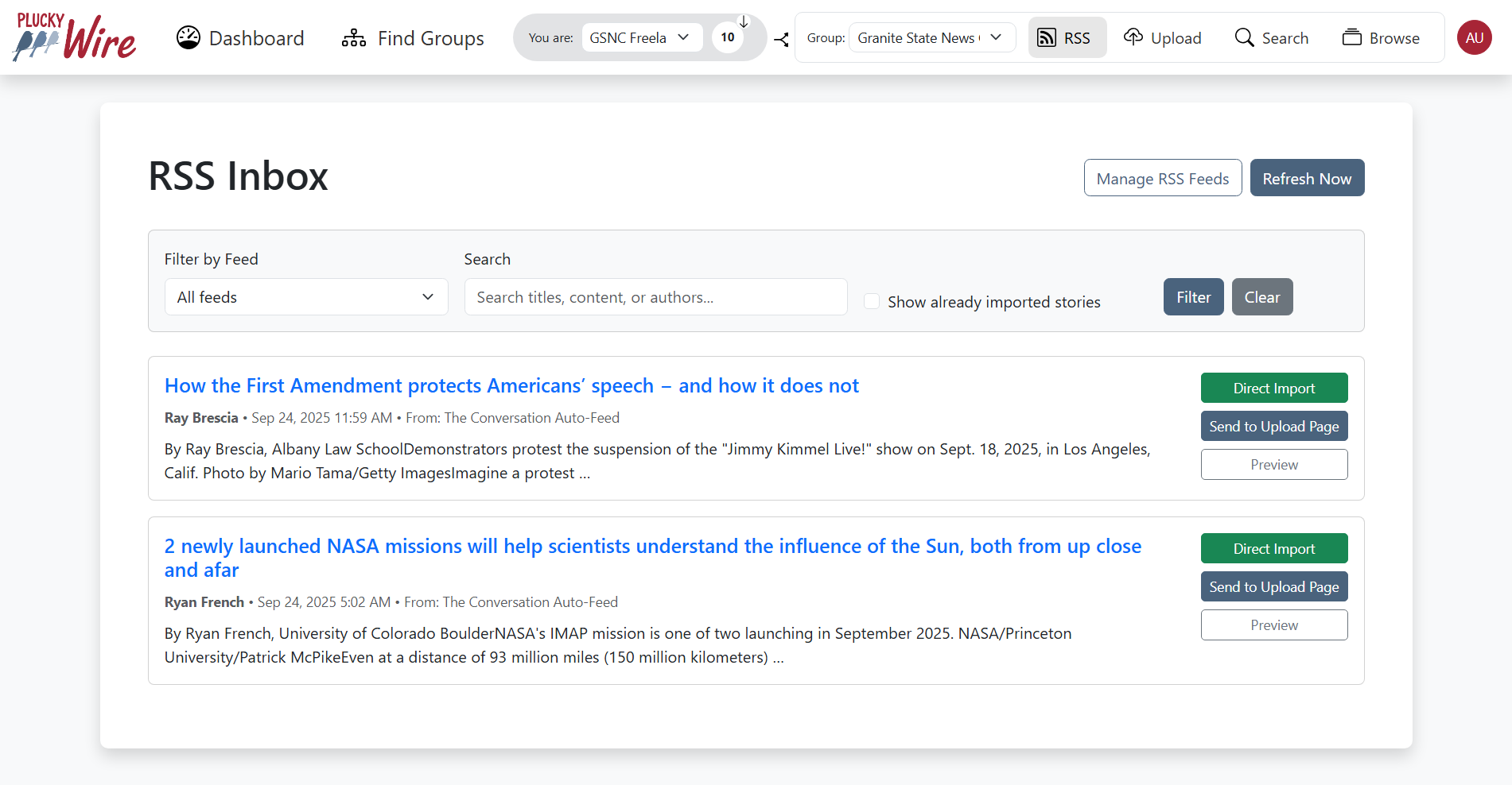Correction Alert System