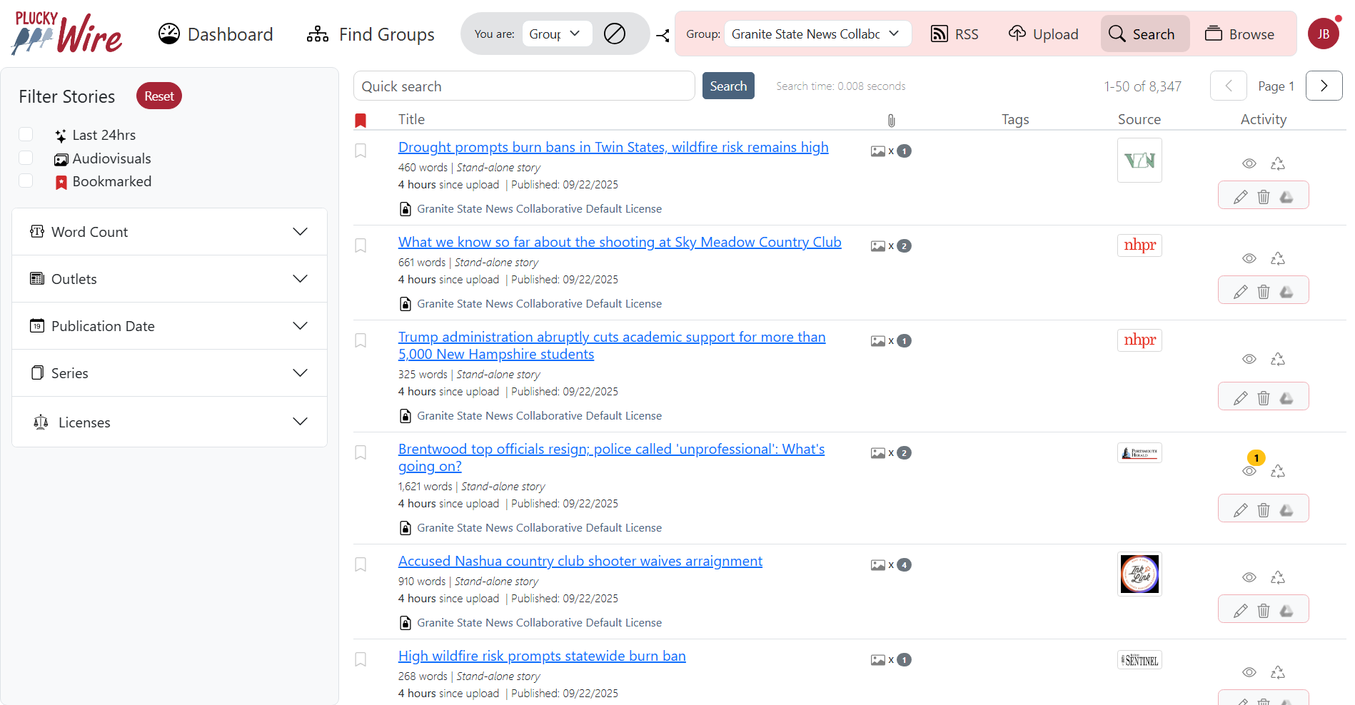 Plucky Wire Interface